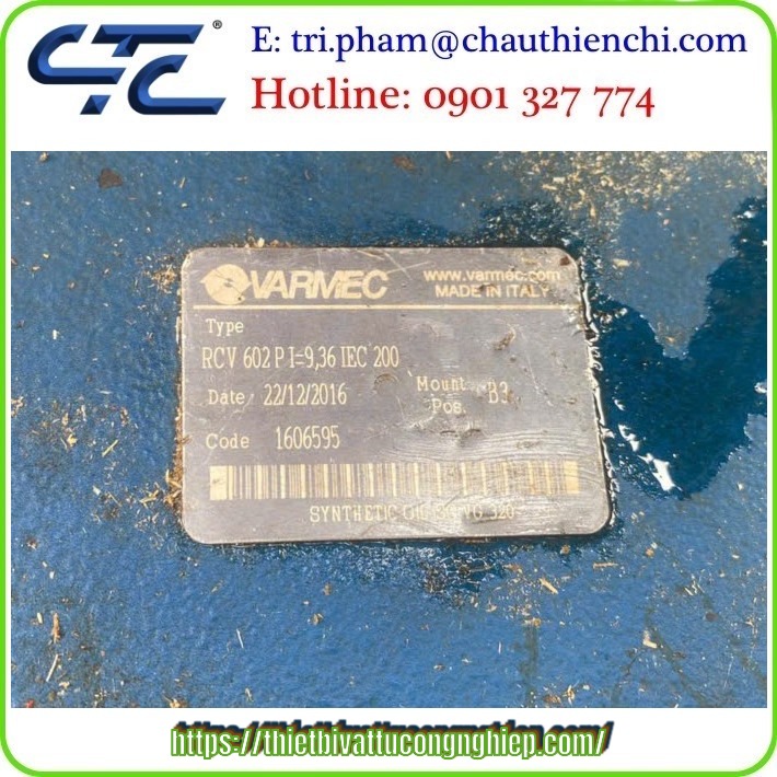 Hộp số giảm tốc Varmec